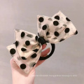 New Korean bow hair clip small fragrance wind clip ins web celebrity sen large hair clips for women